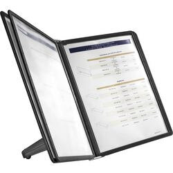 DURABLE Display panel system 554001 Black A4 10 Sheets Plastic 26 x 8 x 33 cm