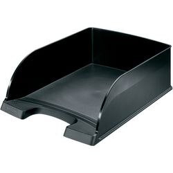 Leitz Plus Letter Tray 5233 Jumbo A4 Black 25.5 x 35.7 x 10.3 cm