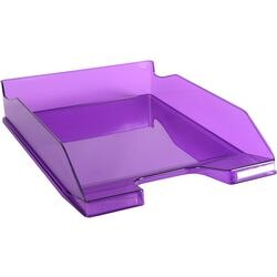 Exacompta Letter Tray Combo 2 Polystyrene Purple 25.5 x 34.7 x 6.5 cm