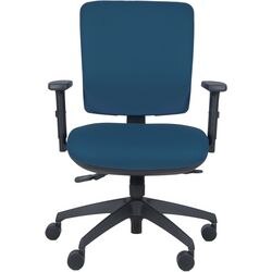 Energi-24 Synchro Tilt Ergonomic Office Chair with Adjustable Armrest and Seat Intensive Blue