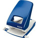 Leitz NeXXt Metal 2 Hole Punch 5138 40 Sheets Blue