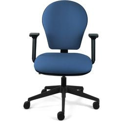 Energi-24 Basic Tilt Ergonomic Office Chair with Adjustable Armrest and Seat Posture Task Blue