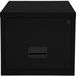 Pierre Henry Steel Filing Cabinet with 1 Lockable Drawer Maxi 400 x 400 x 360 mm Black