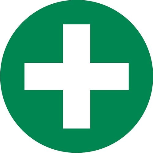 First Aid Sign First Aid SAP 6 x 6 cm