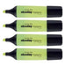 Niceday HC1-5 Highlighter Yellow Broad Chisel 1-5 mm Pack of 4