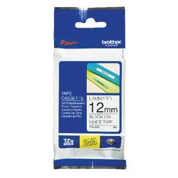 Brother P-touch Labelling Tape Authentic TZe-231 Adhesive Black on White 12 mm x 8 m