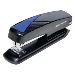 Office Depot Stapler Half strip Black, Blue 20 Sheets 24/6;26/6 Metal