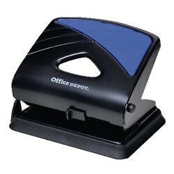 Office Depot Hole Punch 96W0 Black, Blue 30 Sheets