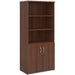 Dams International Combination Unit Lockable with 4 Shelves Melamine Universal 800 x 470 x 1790mm Walnut