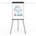 Legamaster Flipchart Easel Universal Triangle Silver 68 x 105 cm