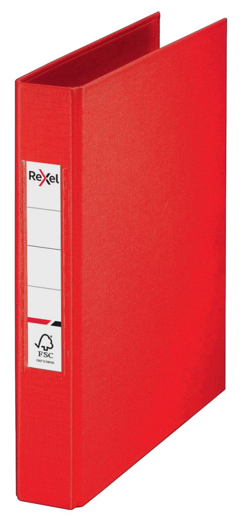 Rexel Ringbinder Choices A5 25mm Red PK10 - 2115560