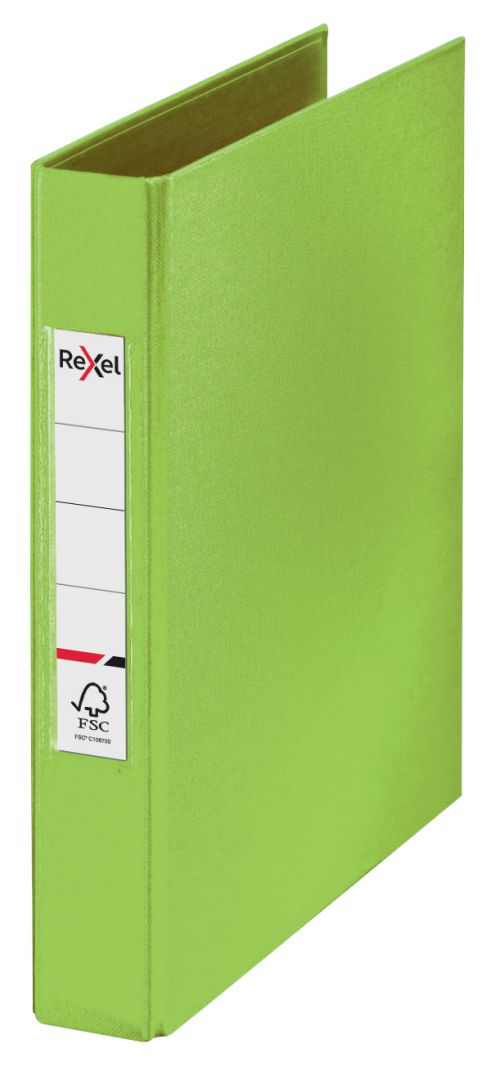 Rexel Ringbinder Choices A5 25mm 2RR Green PK10 - 2115561