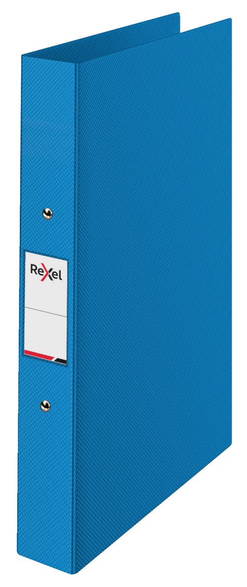 Rexel Ringbinder Choices A4 25mm 2 O-Ring Blue (Pack 10) - 2115564