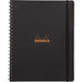 Rhodia Notebook 119236C A4+ Ruled Spiral Bound PP (Polypropylene) Soft Cover Black Perforated 180 Pages 90 Sheets