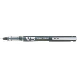 Pilot Hi-Tecpoint V5 Cartridge System Rollerball Pen Fine 0.3 mm Black Pack of 10