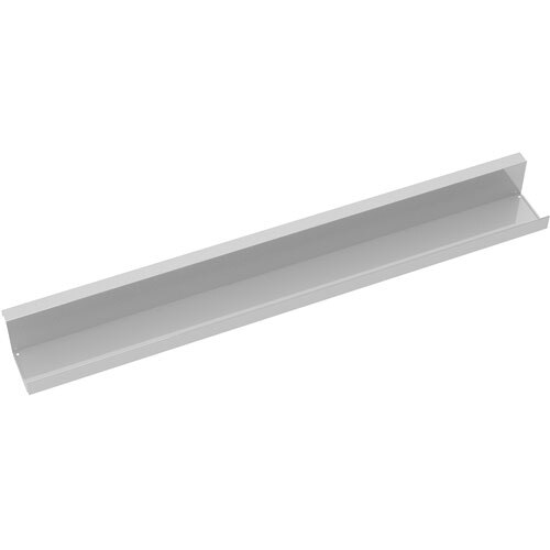 Dams International Single Desk Cable Tray Steel Adapt II 1200 x 100 x 60mm White