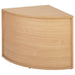 Dams International 90 Degree Corner Base Unit with Beech Coloured Melamine Top Denver 800 x 800 x 742mm