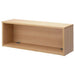 Dams International Rectangular Modular Straight Top Unit with Beech Coloured Melamine Top Denver 1200 x 350 x 430mm