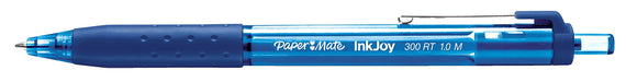 PaperMate InkJoy 300 RT Retractable Ballpoint Pen 0.3 mm Blue Pack of 2