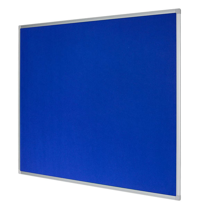 Bi-Office Earth Notice Board Non Magnetic Wall Mounted Felt 180 (W) x 120 (H) cm MDF (Medium-Density Fibreboard) Blue