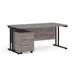 Dams International Straight Desk with 3 Drawer Pedestal SBK316B 1,600 x 800 x 725 mm