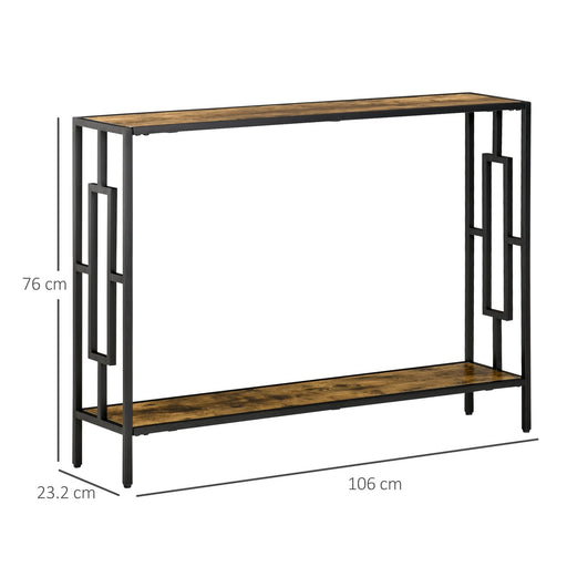 HOMCOM Table 837-028BN Particle Board, Steel