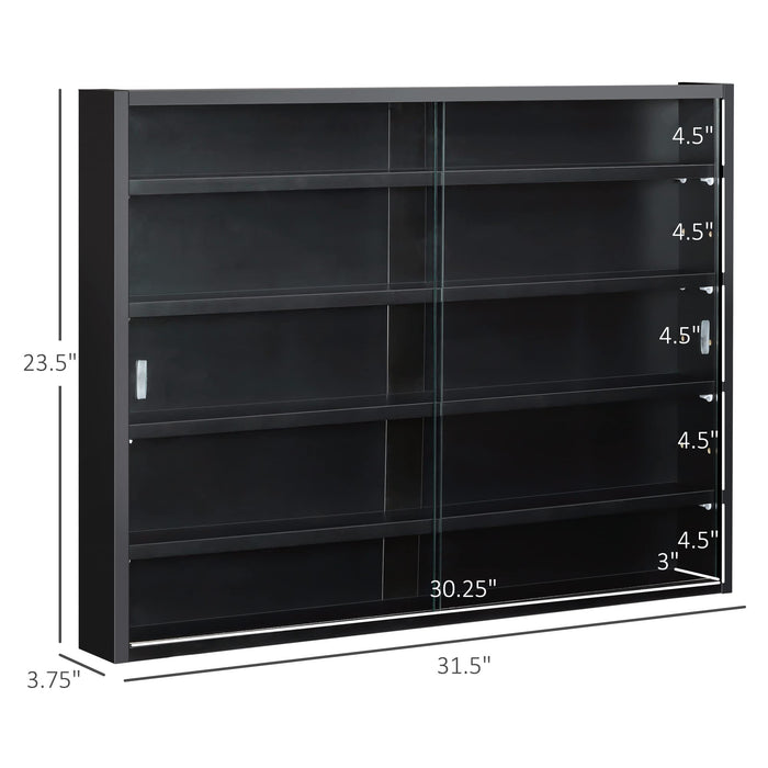 HOMCOM Shelving Unit Black 95 x 800 x 600 mm