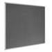 Bi-Office Earth Notice Board Non Magnetic Wall Mounted Felt 120 (W) x 90 (H) cm MDF (Medium-Density Fibreboard) Grey