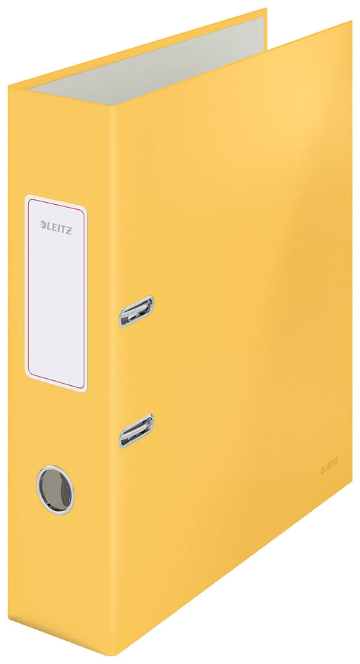 Leitz Lever Arch File 180 Cosy A4 80mm Warm Yellow PK6 - 10610019