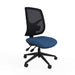 Ergonomic Home Office Deluxe Slimline Chair with Seat Slide and Height Adjustable Mesh Blue Without Arms