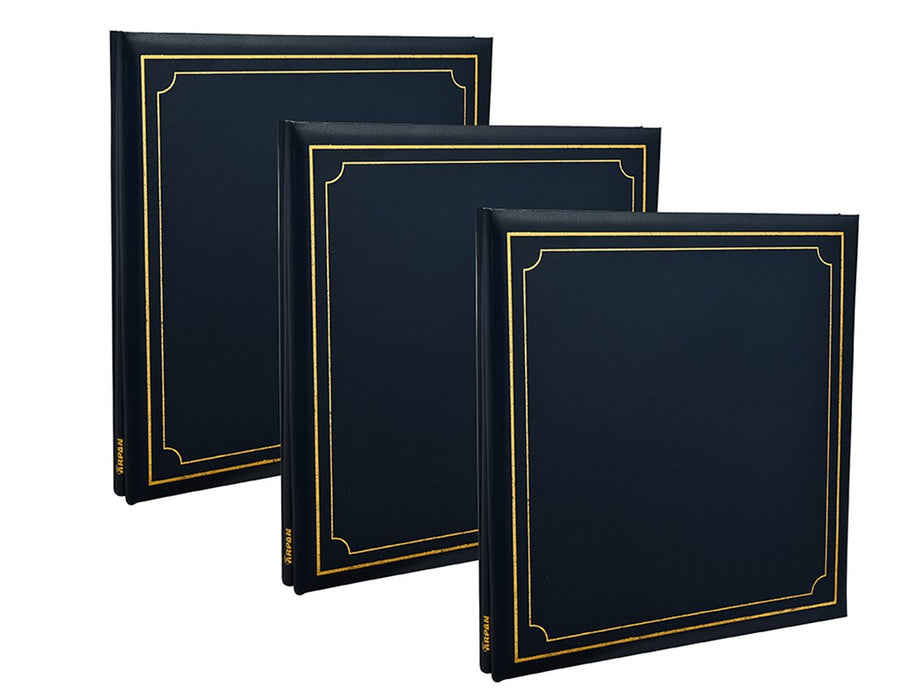 ARPAN Photo Album AL-9176-X3 24 Sheets Blue Pack of 3