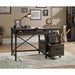 Steel Gorge Wrought Iron Style Home Office Desk Carbon Oak - 5423912