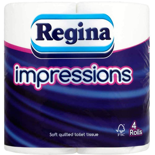 Regina Toilet Tissue Impres 3Ply Pk4