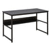 HOMCOM Writing Desk Black 600 x 750 mm