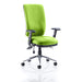 dynamic Triple Lever Ergonomic Office Chair with Adjustable Armrest and Seat Chiro High Back Myrrh Green