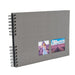 Exacompta Milano Photo Album Spiral Hardback Paper 22 x 32 x 3 cm Grey