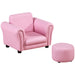 HOMCOM Kids Sofa Pink 410 x 54 mm