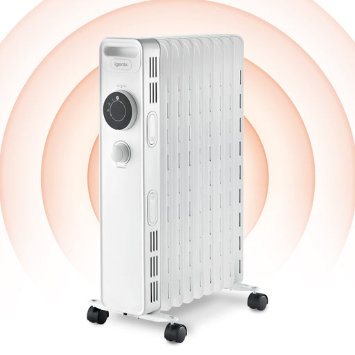 IGENIX Oil Filled Radiator IG2620 White 50Hz