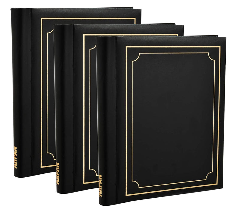 ARPAN Photo Album CL-SM40-BK-BE-RD 20 Sheets Black, Blue, Red Pack of 3