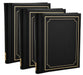 ARPAN Photo Album CL-SM72BK-PK3 36 Sheets Black Pack of 3