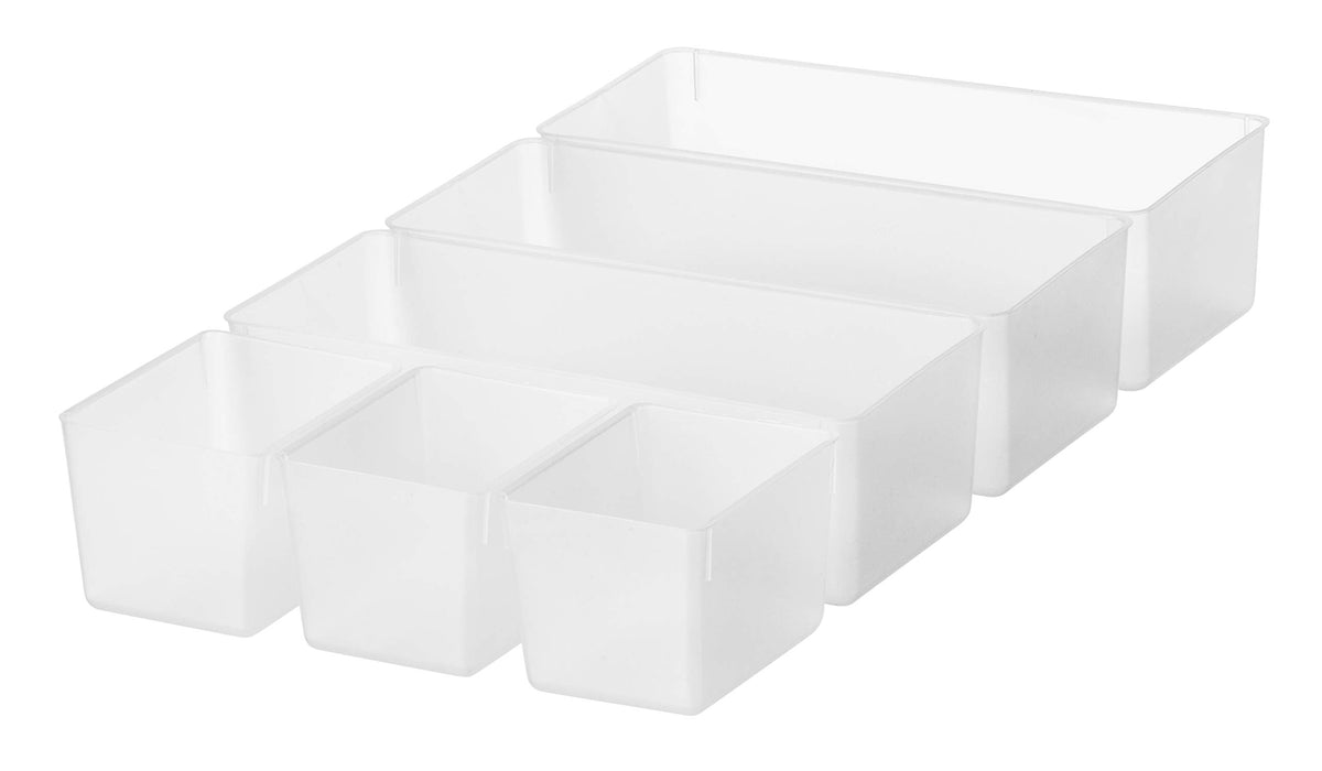 SmartStore Home Storage Box Transparent 11 x 26 x 12 cm Pack of 6