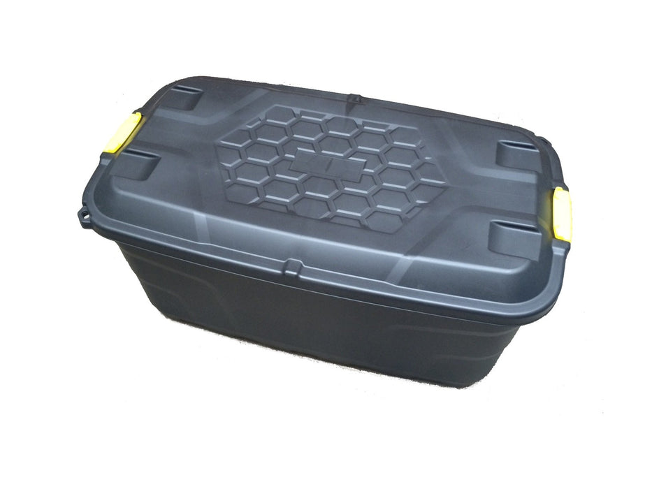 Storage Box XW440-BLK/YEL-EX 145 L Black Polypropylene 94 x 52 x 45 cm