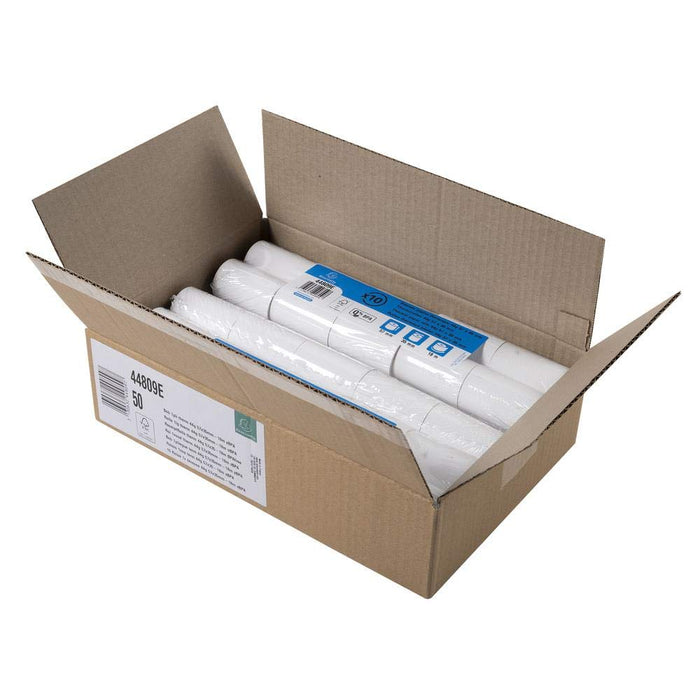 Exacompta Thermal Roll 44809E White 57 mm x 35 mm x 12 mm x 18 m Pack of 10 Rolls