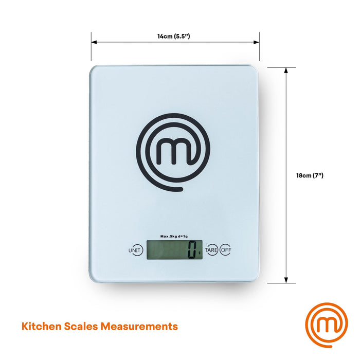 MasterChef Digital Kitchen Scale Silver 4 mm