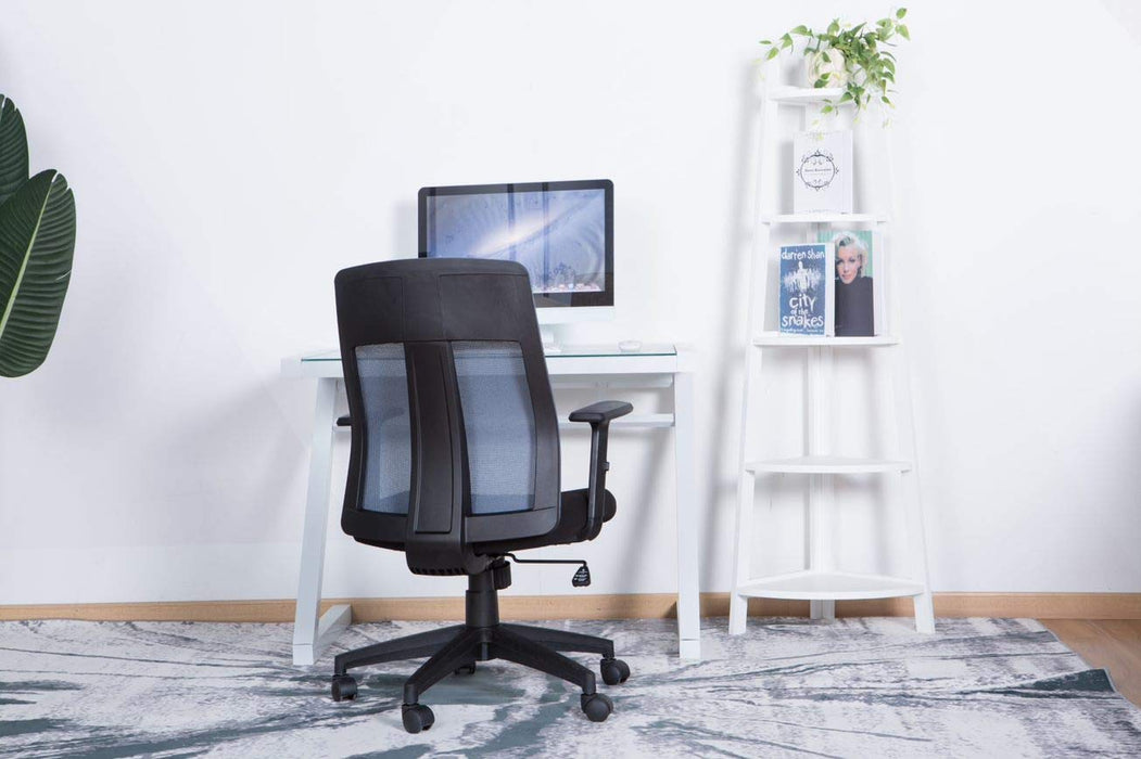 Alphason Office Chair Laguna Black, Grey 530-450 x 490 mm