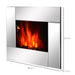 HOMCOM Fireplace with Pebble Effect 10.7 x 52 cm