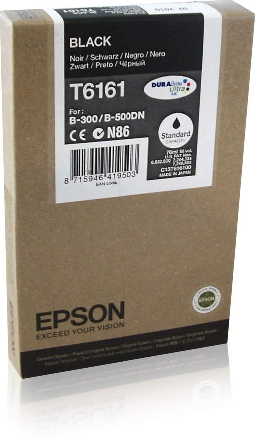 Epson T6161 Original Ink Cartridge C13T616100 Black