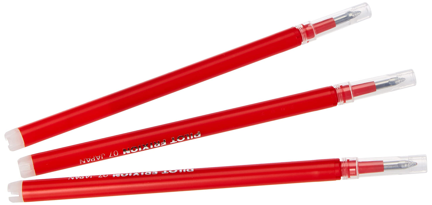 Pilot FriXion Ball Rollerball Pen Refill 0.35 mm Red Pack of 3