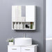 kleankin Mirror Cabinet White 150 x 550 mm