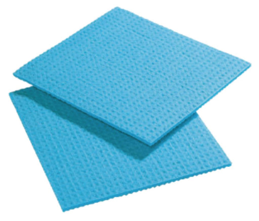 Sponge Dish Cloths Blue 18 x 19.5cm Pack of 10